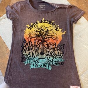 True Religion “city” shirt.
